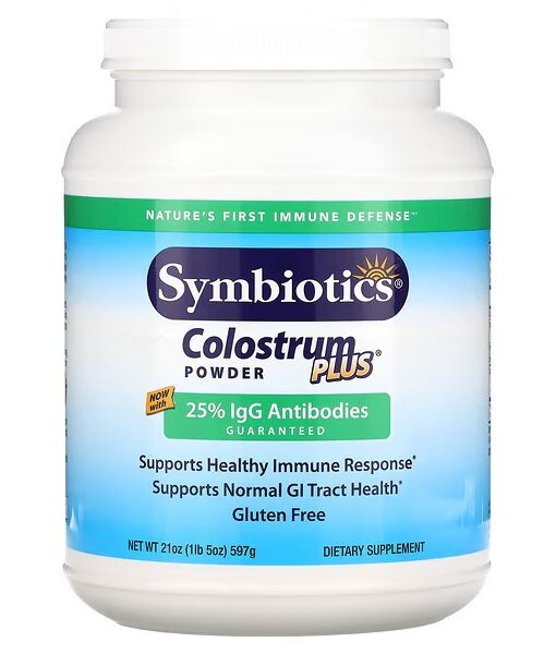 Symbiotics, Colostrum Plus, Powder, 21 oz (597 g)