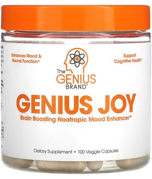 The Genius Brand, Genius Joy, 100 Veggie Capsules