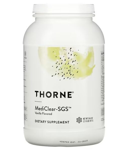 Thorne, MediClear-SGS, Vanilla, 34.4 oz (977 g)