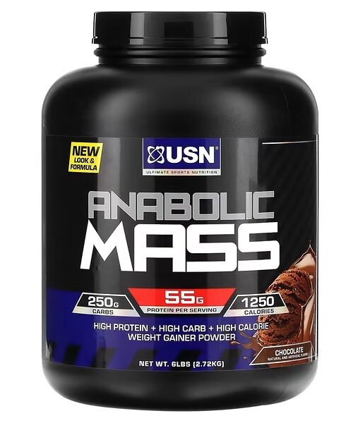 USN, Anabolic Mass, Chocolate, 6 lbs (2.72 kg)