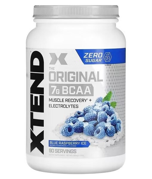 Xtend, The Original 7G BCAA, Blue Raspberry Ice, 2.78 lb (1.26 kg)