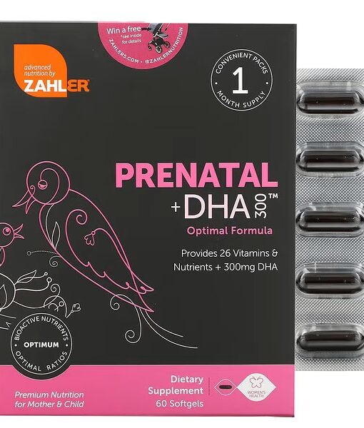 Zahler, Prenatal + DHA 300, 120 Softgels