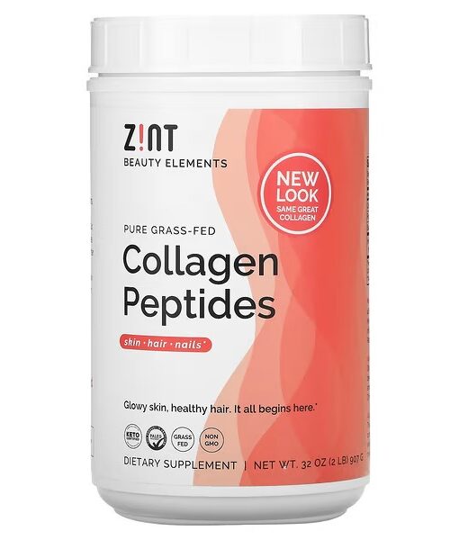 Zint, Pure Grass-Fed Collagen Peptides, 2 lbs (907 g)