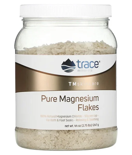 Trace Minerals ®, TM Skincare, Pure Magnesium Flakes, 2.75 lbs (1,247 g)