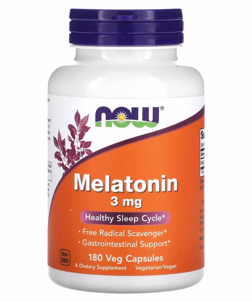 NOW Foods, Melatonin, 3 mg, 180 Veg Capsules