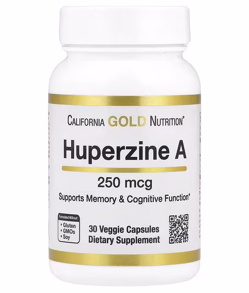 California Gold Nutrition, Huperzine A, 250 mcg , 90 Veggie Capsules