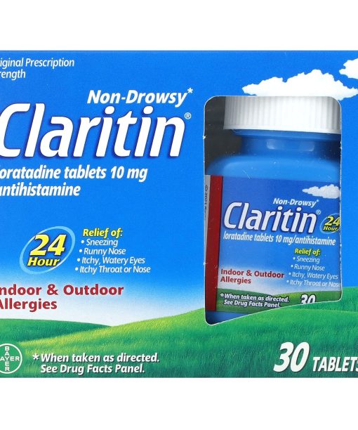 Claritin, Non-Drowsy, Tablets 24-Hour, 10 mg, 30 Tablets