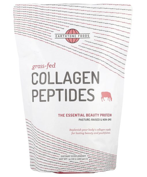 Earthtone Foods, Grass Fed Collagen Peptides, 32 oz (907 g)