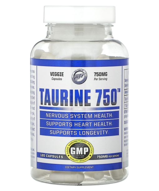 Hi Tech Pharmaceuticals, Taurine 750, 750 mg, 120 Capsules
