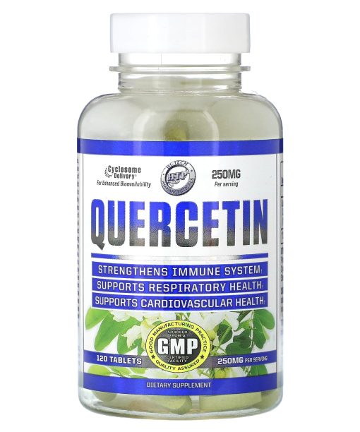 Hi Tech Pharmaceuticals, Quercetin, 250 mg, 120 Tablets