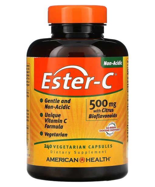 American Health, Ester-C with Citrus Bioflavonoids, 240 Vegetarian Capsules
