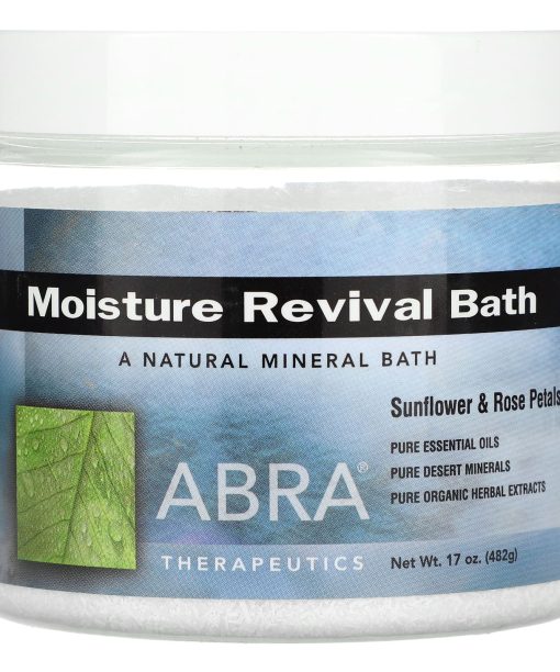 Abra Therapeutics, Moisture Revival Bath, Sunflower and Rose Petals, 17 oz (482g)