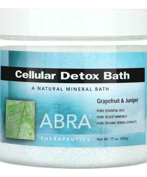 Abra Therapeutics, Cellular Detox Bath, Grapefruit & Juniper, 17 oz (482 g)