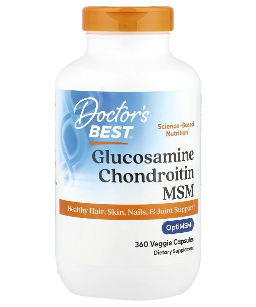 Doctor's Best, Glucosamine Chondroitin MSM, 360 Veggie Capsules