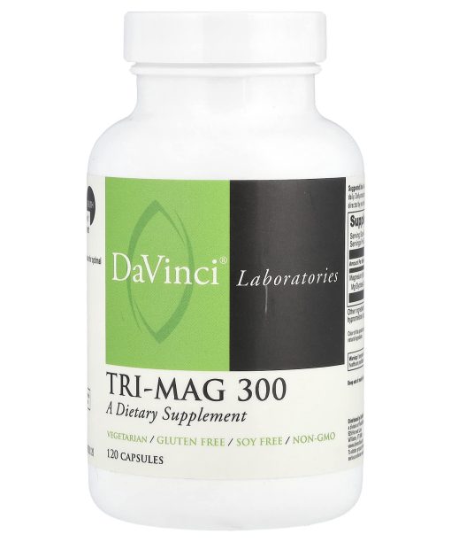 DaVinci Laboratories, Tri-Mag 300, 120 Capsules (75 mg per Capsule)