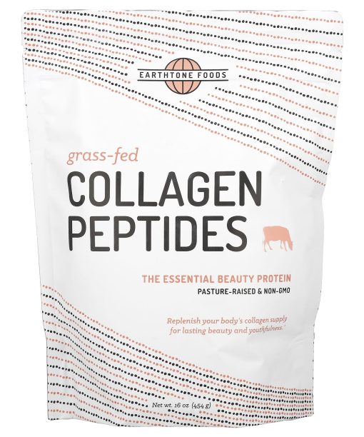 Earthtone Foods, Grass-Fed Collagen Peptides, 16 oz (454 g)