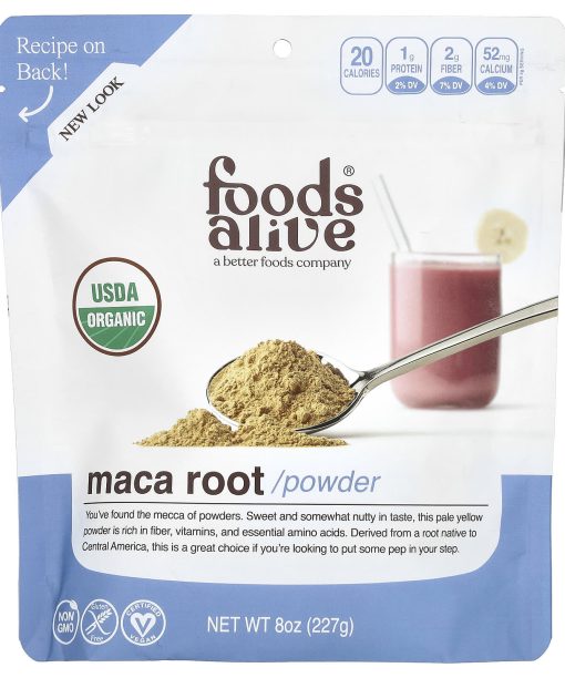 Foods Alive, Organic Maca Root Powder, 8 oz (227 g)