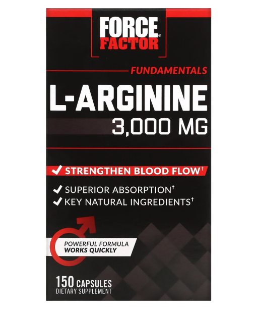 Force Factor, L-Arginine, 150 Capsules