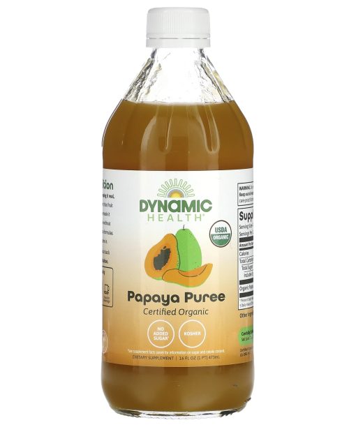 Dynamic Health, Papaya Puree, 16 fl oz (473 ml)