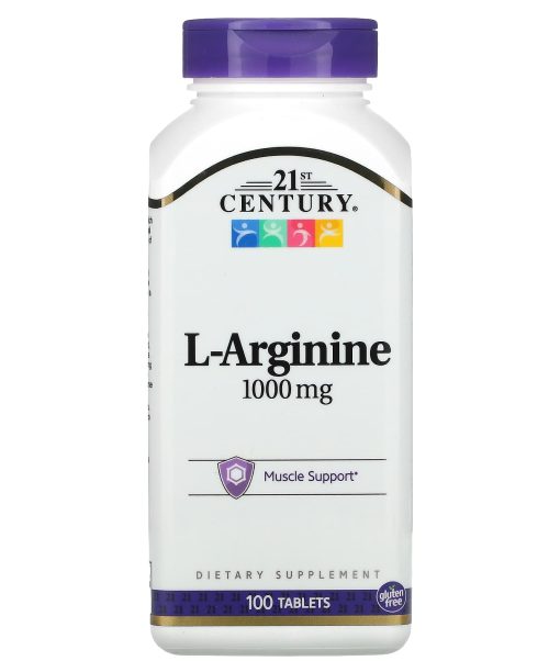 21st Century, L-Arginine, 1,000 mg, 100 Tablets