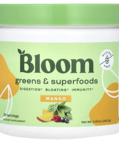 Bloom, Greens & Superfoods, Mango, 5.97 oz (169.2 g)