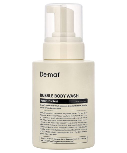 De:maf, Bubble Body Wash, Forest, For Rest, 9.46 fl oz (280 ml)
