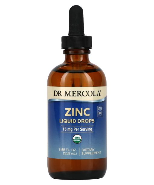 Dr. Mercola, Zinc, 15 mg, 3.88 fl oz (115 ml)