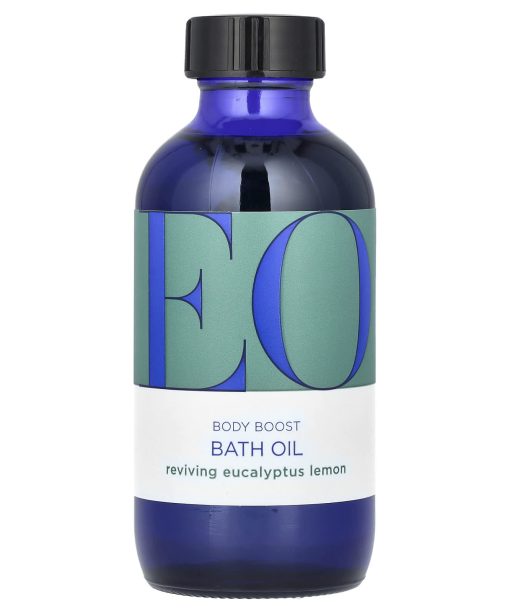EO Products, Body Boost Bath Oil, Reviving Eucalyptus Lemon, 4 fl oz (118 ml)