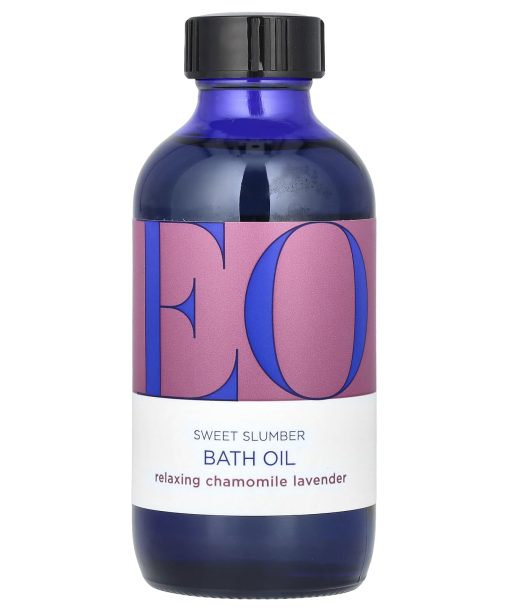 EO Products, Sweet Slumber Bath Oil, Relaxing Chamomile Lavender, 4 fl oz (118 ml)