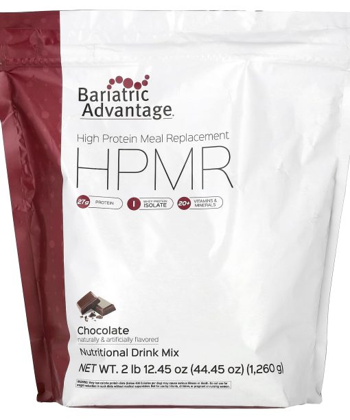 Bariatric Advantage, HPMR, High Protein Meal Replacement, Chocolate, 2 lb 12.45 oz (1,260 g)