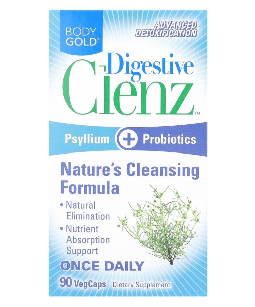 BodyGold, Digestive Clenz, 90 VegCaps