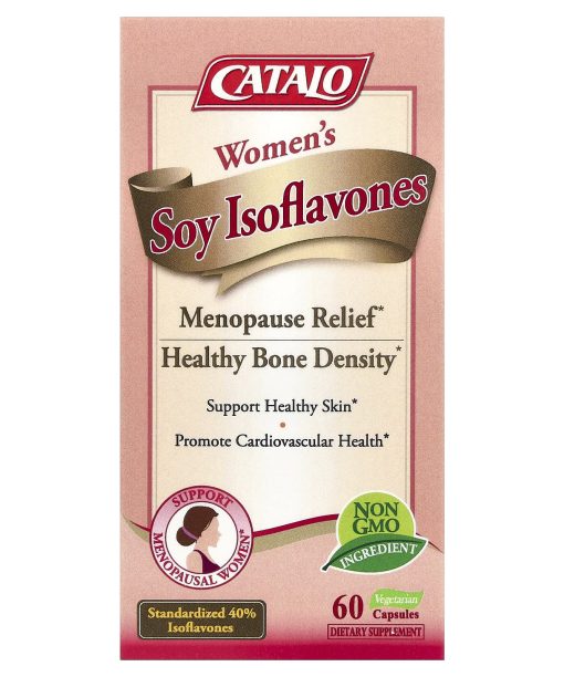 CATALO, Women's Soy Isoflavones, 60 Vegetarian Capsules (125 mg Per Capsule)