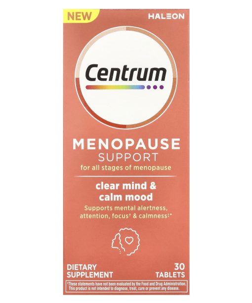 Centrum, Menopause Support, Clear Mind & Calm Mood, 30 Tablets