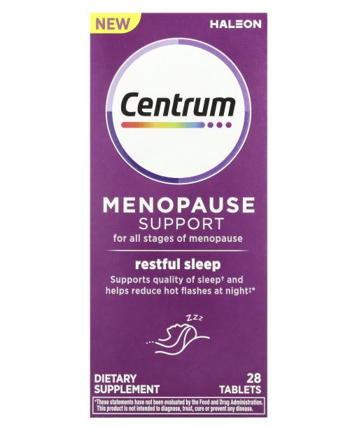 Centrum, Menopause Support, Restful Sleep, 28 Tablets