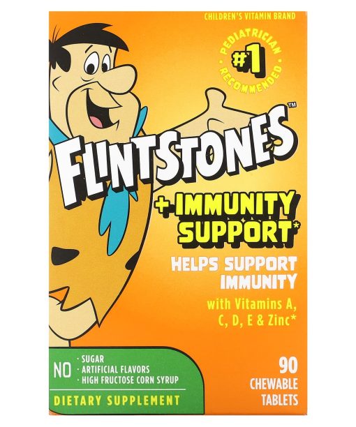 Flintstones, Children´s Multivitamin, Plus Immunity Support, 90 Chewable Tablets