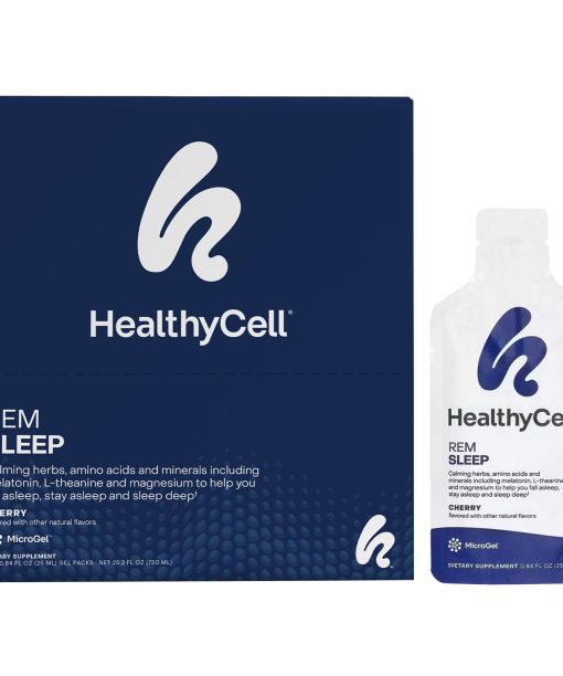 HealthyCell, REM Sleep, Cherry, 30 Gel Packs, 0.84 fl oz (25 ml) Each
