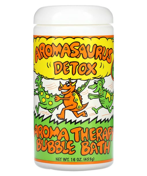 Abra Therapeutics, Aromasaurus Detox, Aroma Therapy Bubble Bath For Children, 16 oz (453 g)