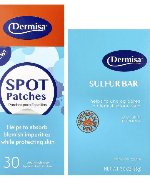 Dermisa, Acne Kit, For All Skin Types, 2 Piece Kit