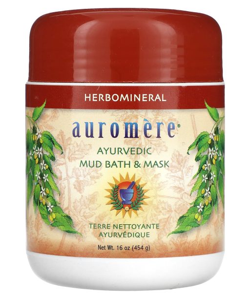 Auromere, Ayurvedic Mud Bath & Mask, 16 oz (454 g)