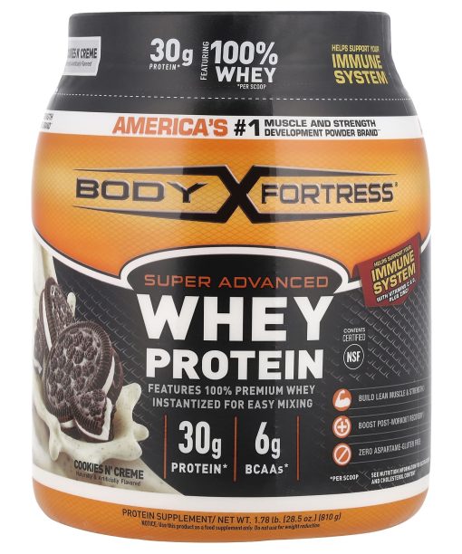 Body Fortress, Super Advanced Whey Protein, Cookies N' Creme , 1.78 lb (810 g)