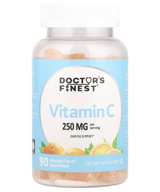 Doctor's Finest, Vitamin C Gummies, Orange, 90 Gummies (125 mg per Gummy)