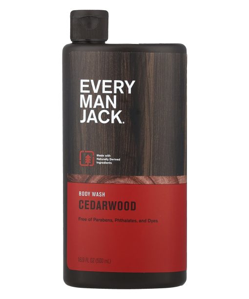 Every Man Jack, Body Wash, Cedarwood, 16.9 fl oz (500 ml)