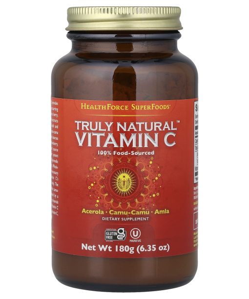 HealthForce Superfoods, Truly Natural™ Vitamin C, 6.35 oz (180 g)