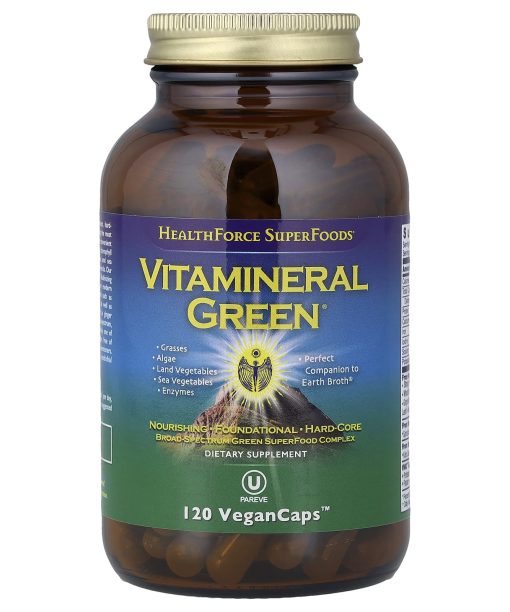 HealthForce Superfoods, Vitamineral Green®, 120 VeganCaps™