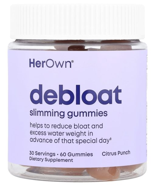 Her Own, Debloat Slimming Gummies, Citrus Punch, 60 Gummies