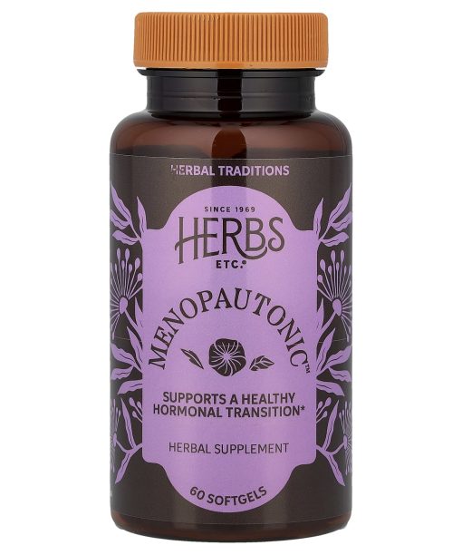 Herbs Etc., Menopautonic™, 60 Softgels (400 mg per Softgel)