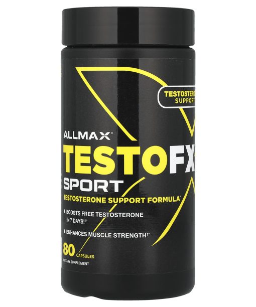 ALLMAX, TestoFX Sport, Testosterone Support Formula, 80 Capsules