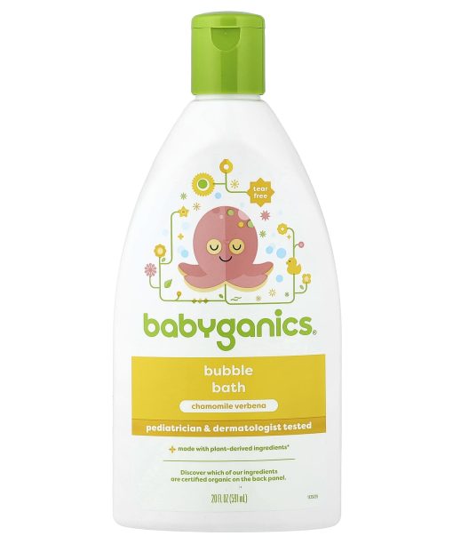Babyganics, Bubble Bath, Chamomile  Verbena, 20 fl oz (591 ml)