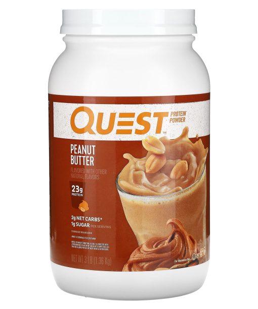 Quest Nutrition, Protein Powder, Peanut Butter, 3 lbs (1.36 kg)