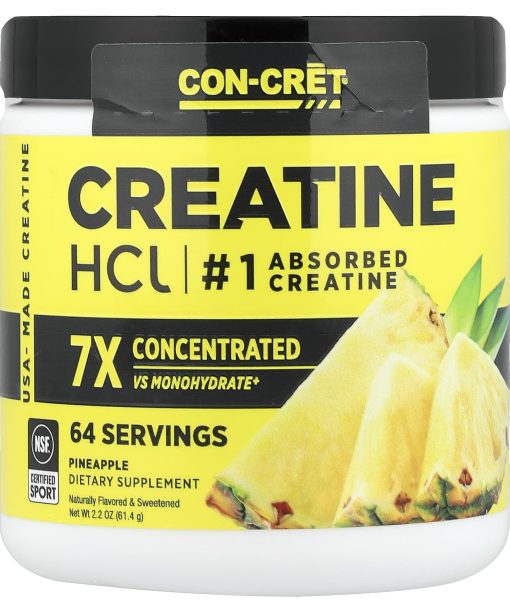 Con-Cret, Creatine HCI, Pineapple, 2.2 oz (61.4 g)